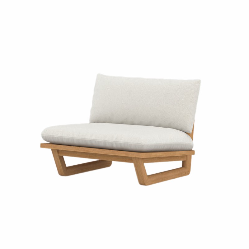 Villeurbanne Teak Outdoor Accent Chair Natural