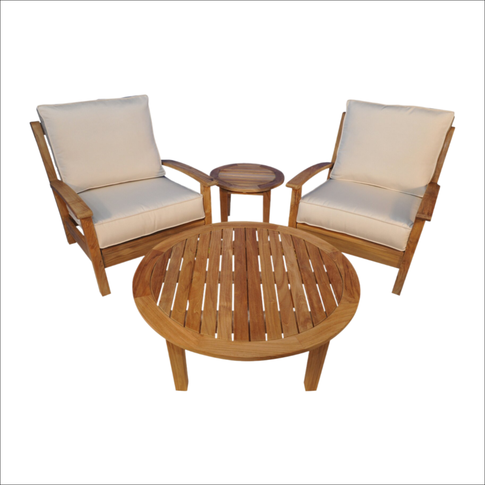 La Chaux 4pc Outdoor Seating Group with Cushions