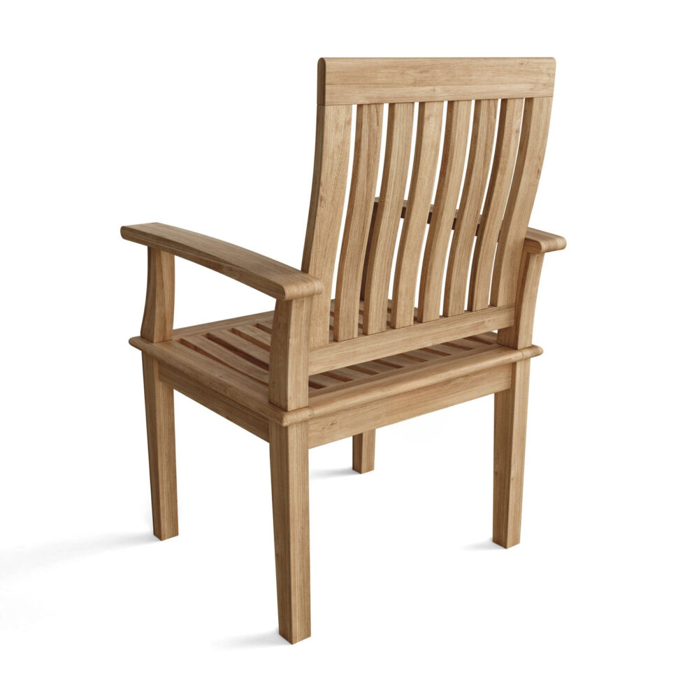 Brussels Classic Teak Outdoor Dining Armchair