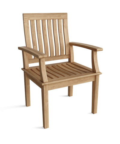 Brussels Classic Teak Outdoor Dining Armchair