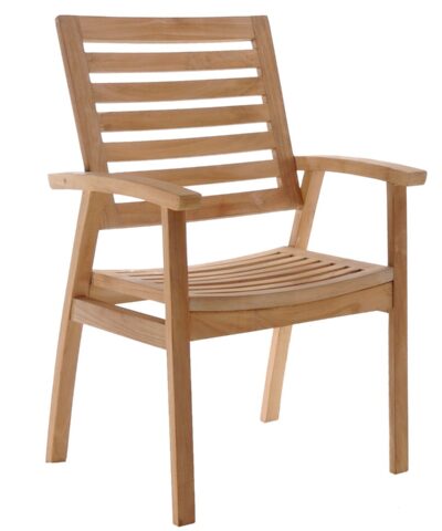 Antwerp Teak Wood Outdoor Dining Armchair