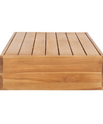 Zurich Teak Solid Outdoor Coffe Table Natural