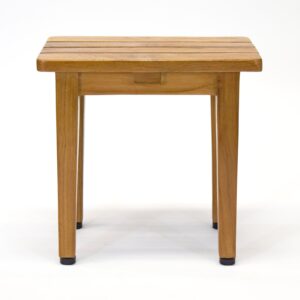 Bern Teak Shower Stool High Natural