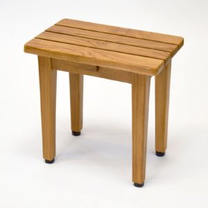 Bern Teak Shower Stool High Natural