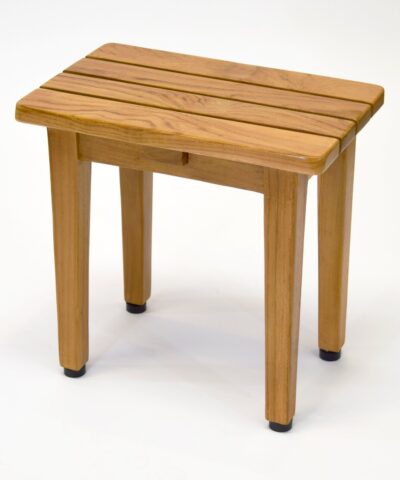 Bern Teak Shower Stool High Natural