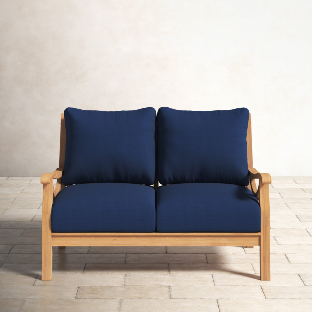 Lausanne Teak Outdoor Loveseat 2 Seater