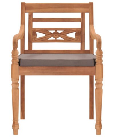 Namur Carved Garden Guest Chair Seat With Cushion