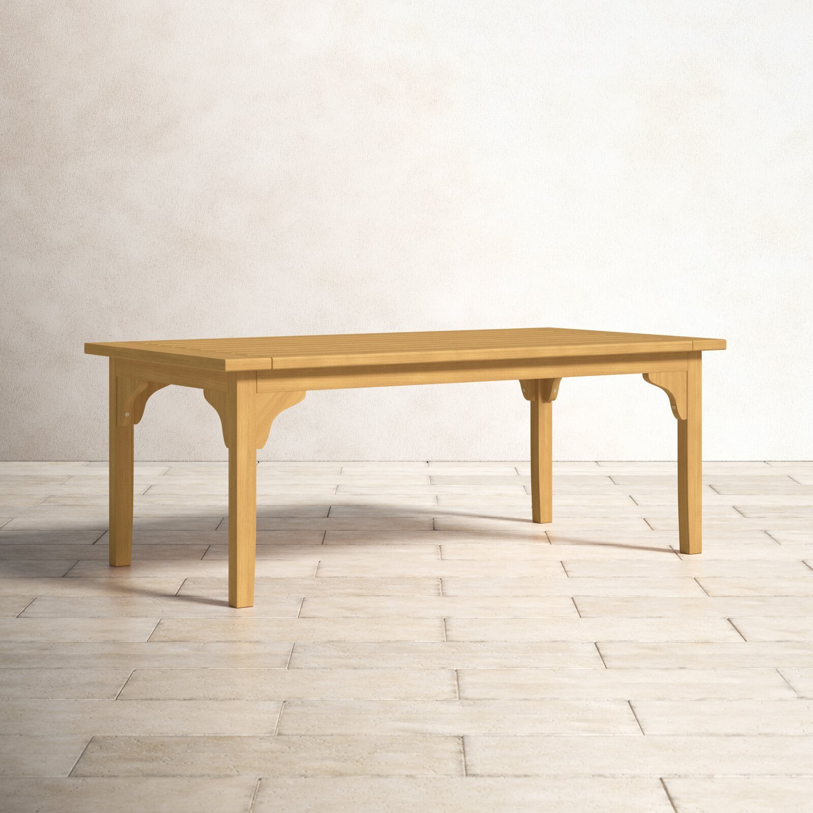 Liege Teak Outdoor Coffee Table Natural