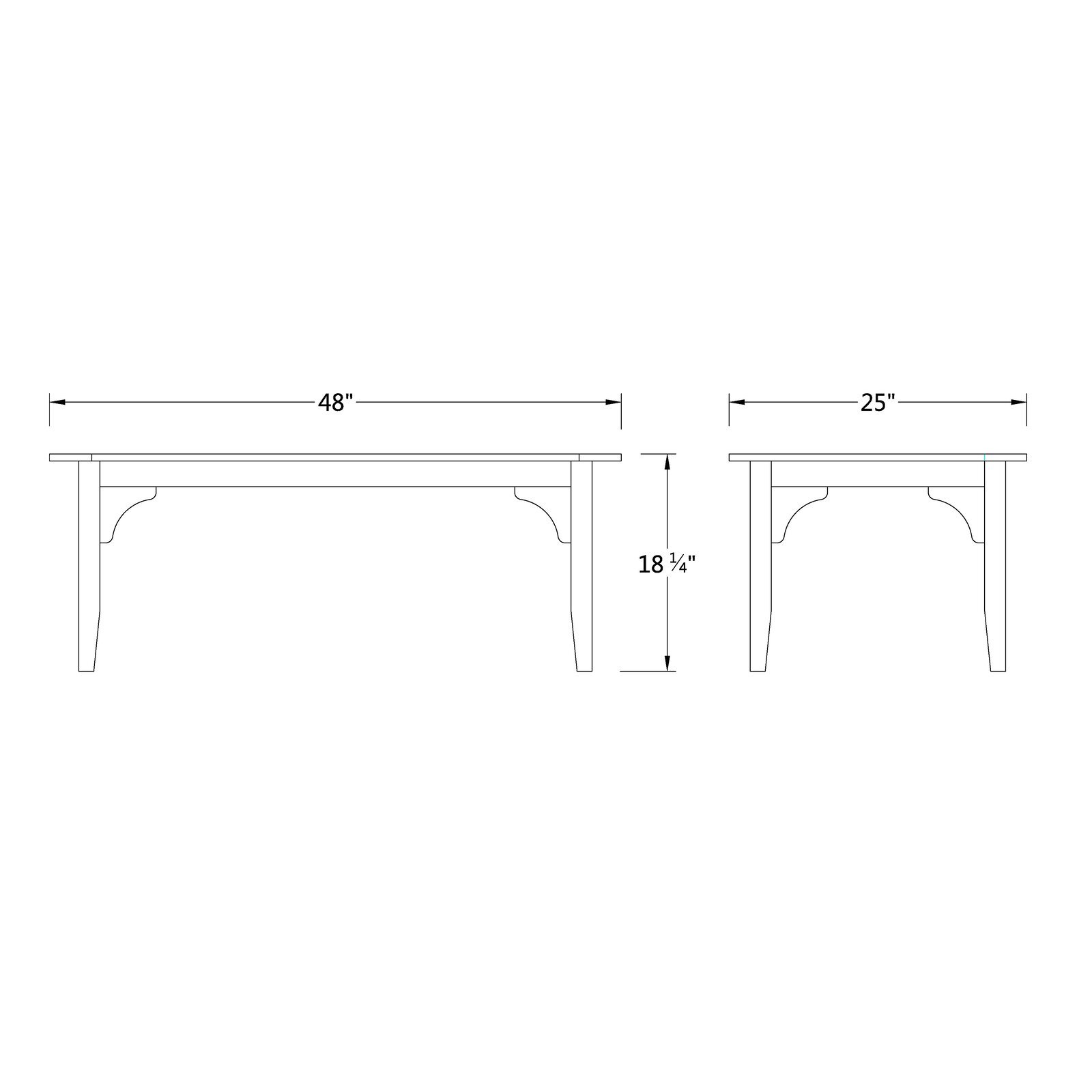 Liege Teak Outdoor Coffee Table Natural