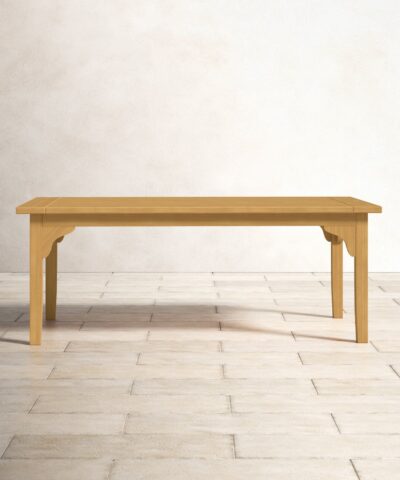 Liege Teak Outdoor Coffee Table Natural