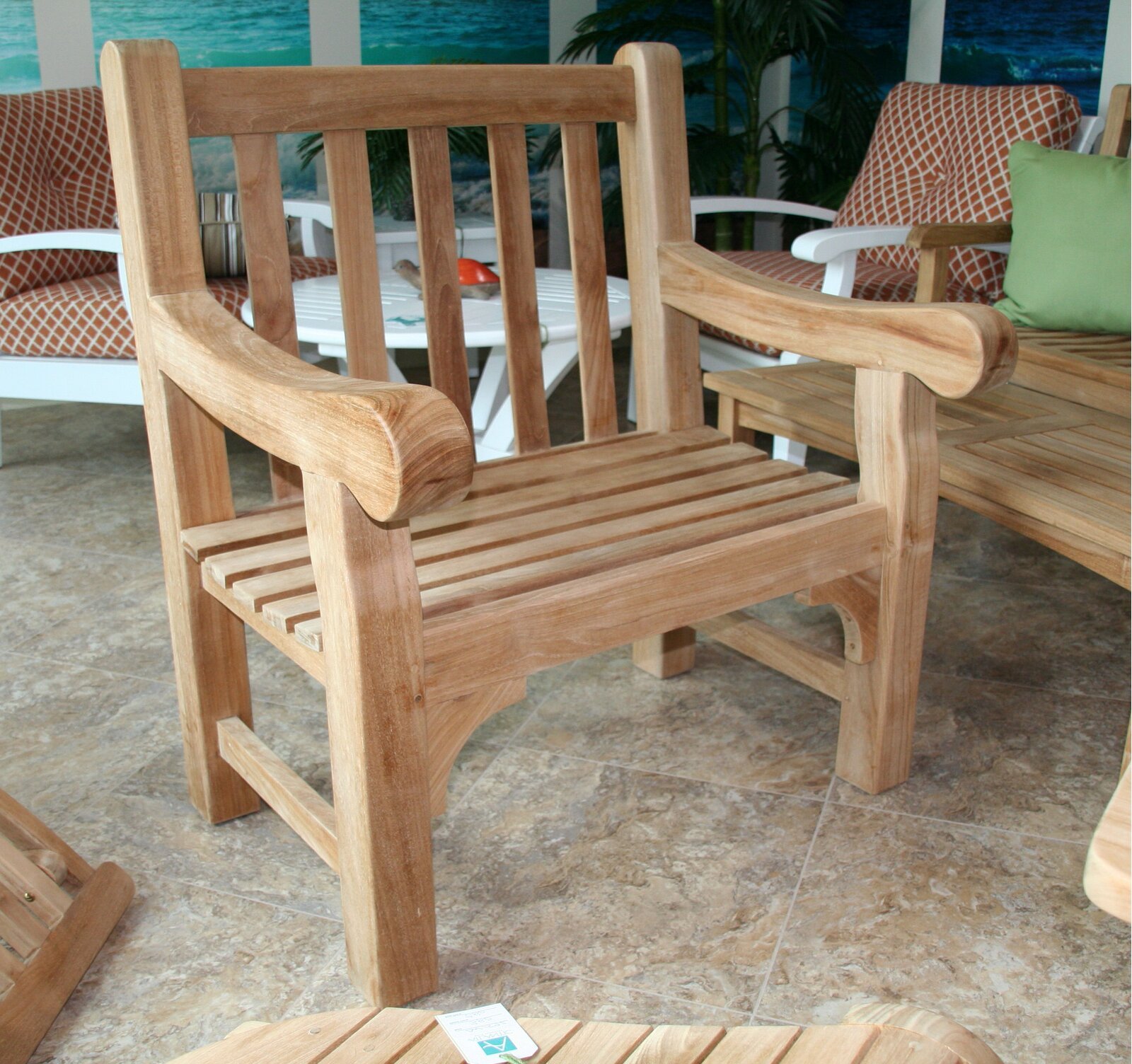 nania-kozy 4 Winterthur Teak Patio Garden Chair Natural