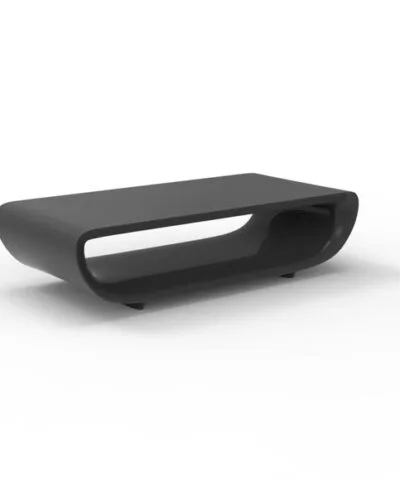Cambridge Teak Coffee Table Bum Bum Black Glosy