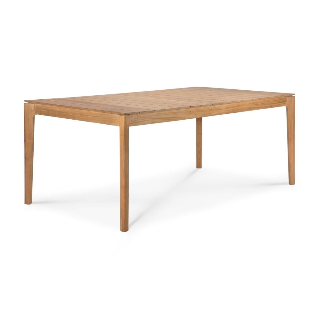 Newbury Rectangular Outdoor Dining Table Natural