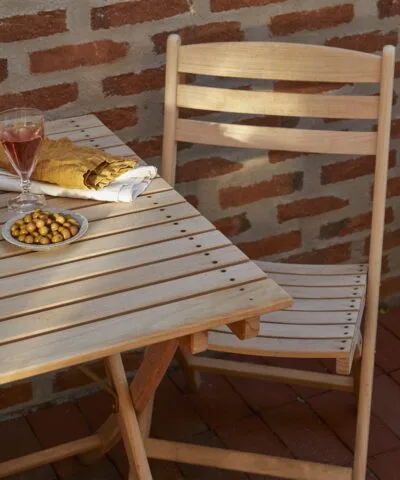 Victoria Teak Folding Square Dining Table