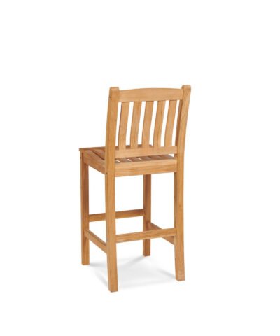 Norfolk County Teak Wood Outdoor Bar Chair