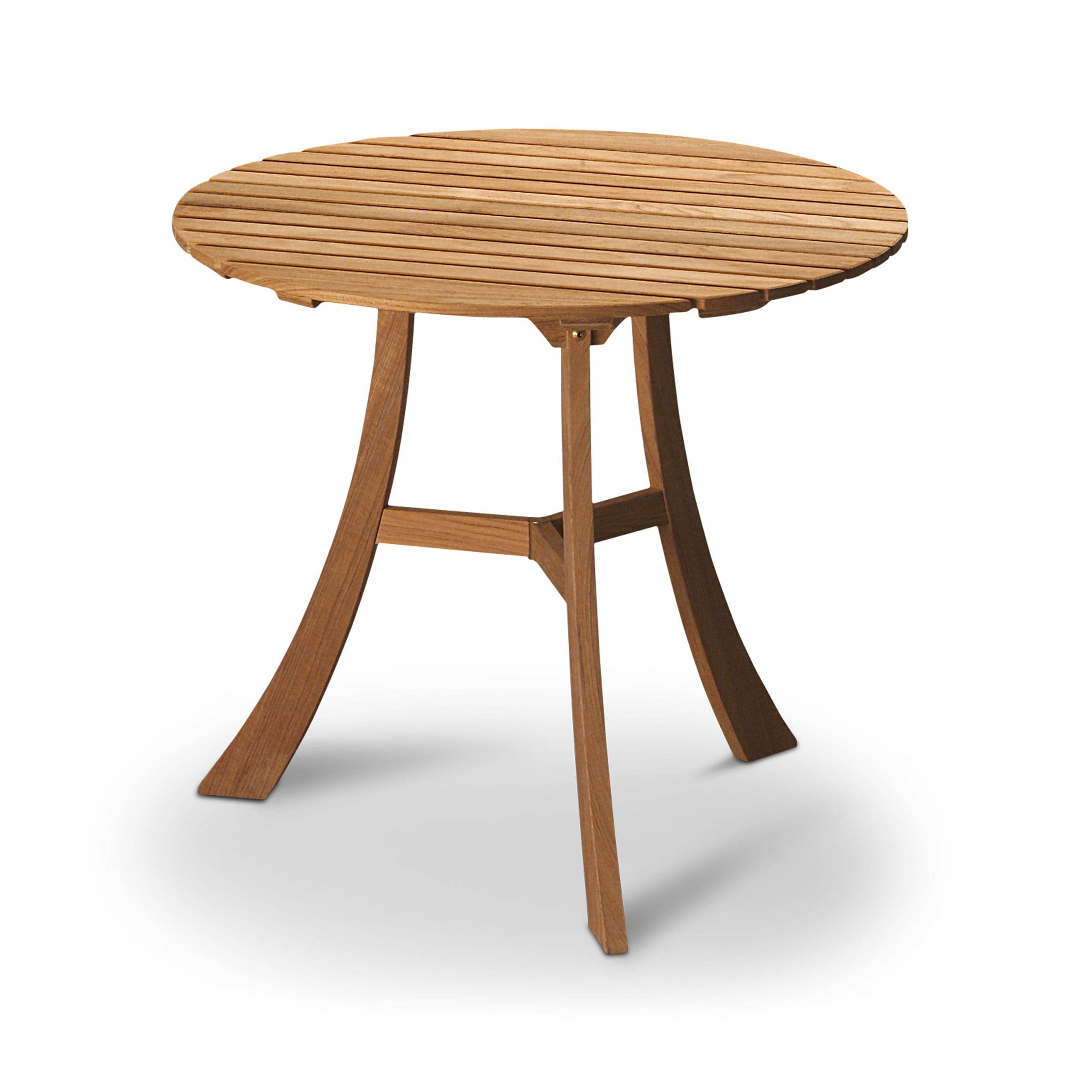 Oshawa Teak Round Dining Table Natural