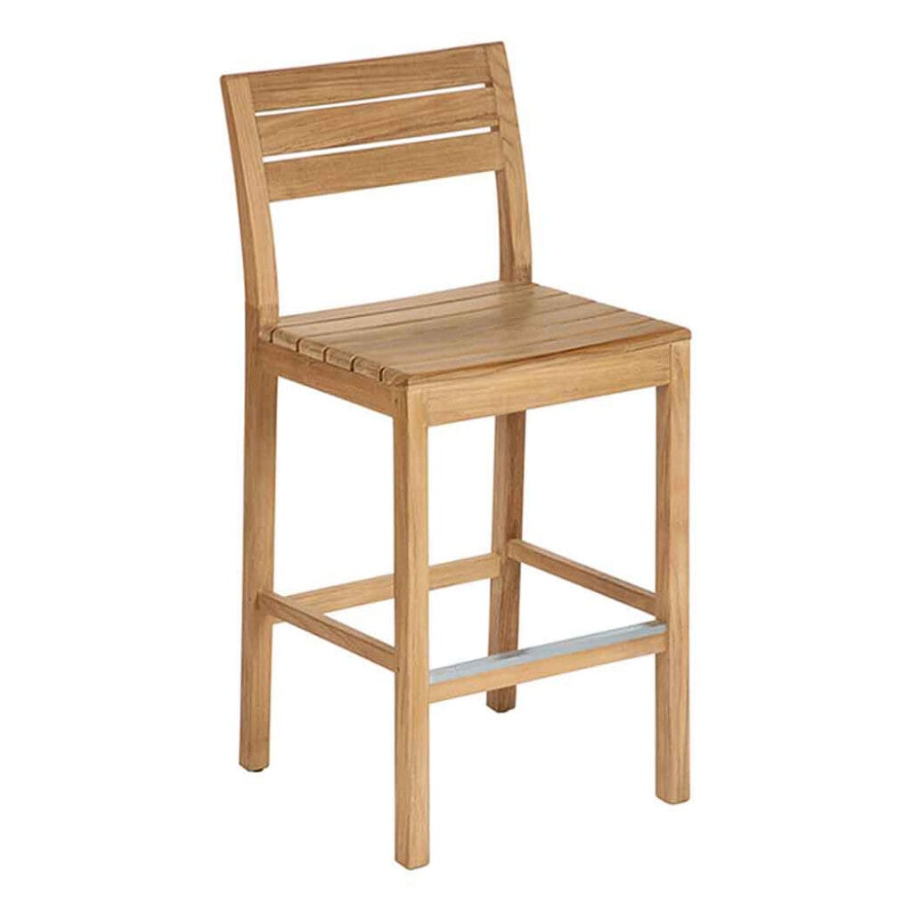 Windsor Teak Wood Bar Stool Natural