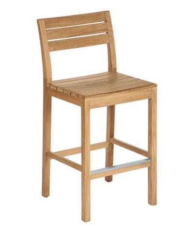 Windsor Teak Wood Bar Stool Natural