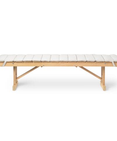 Kelowna Teak Wood Backless Bench with Cusion