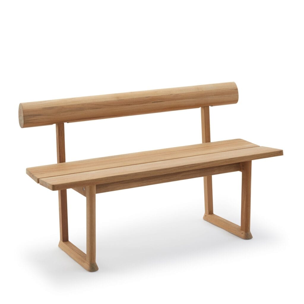 Sherbrooke Teak Solid Outdoor Bench Natural