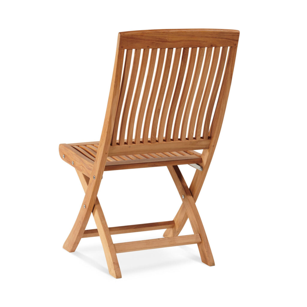 Shawinigan Nature Teak Outdoor Folding Side Chair