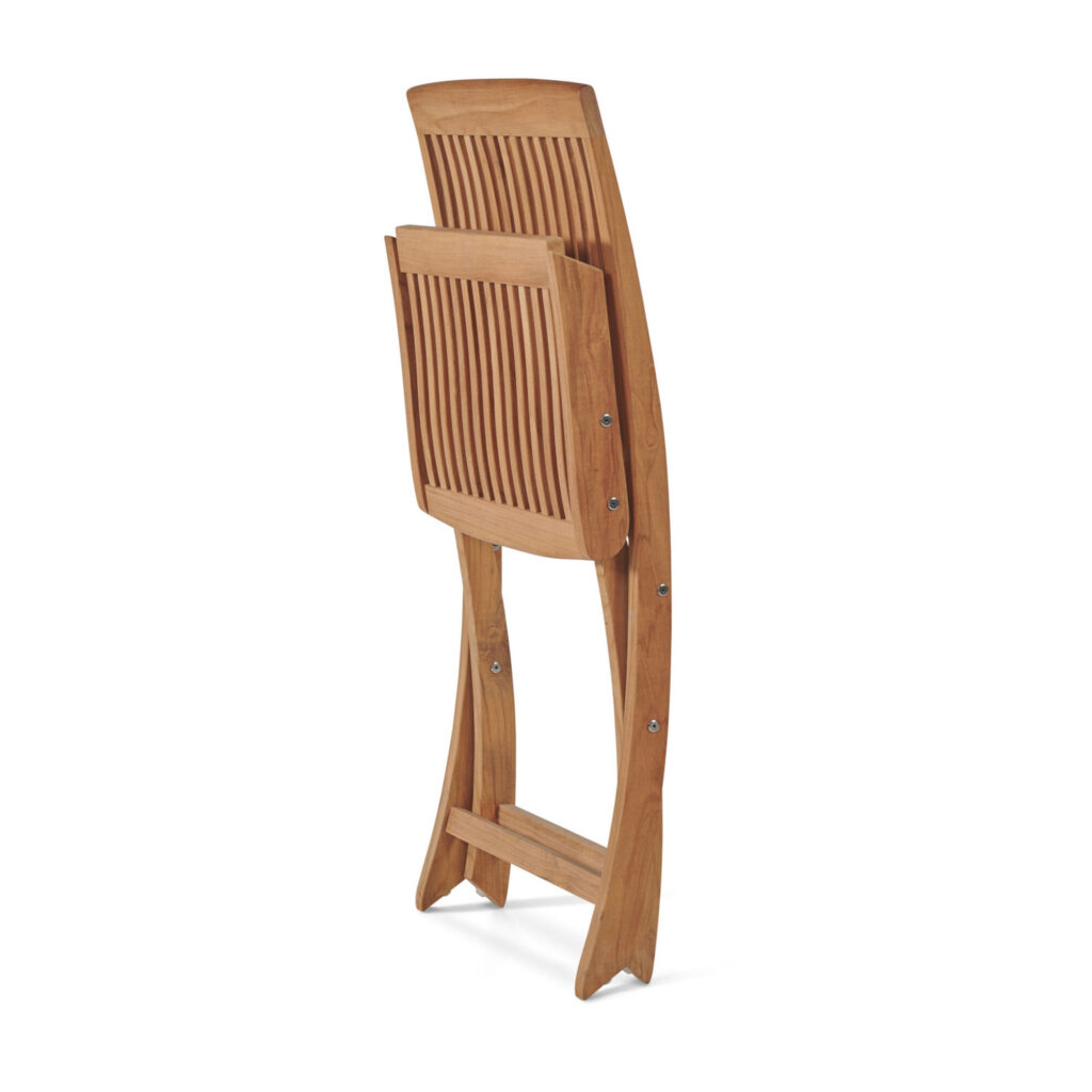 Shawinigan Nature Teak Outdoor Folding Side Chair