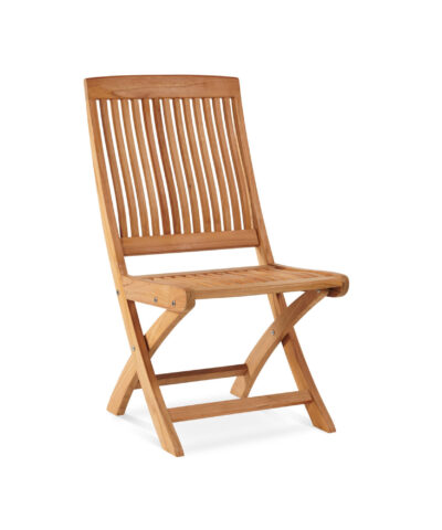 Shawinigan Nature Teak Outdoor Folding Side Chair