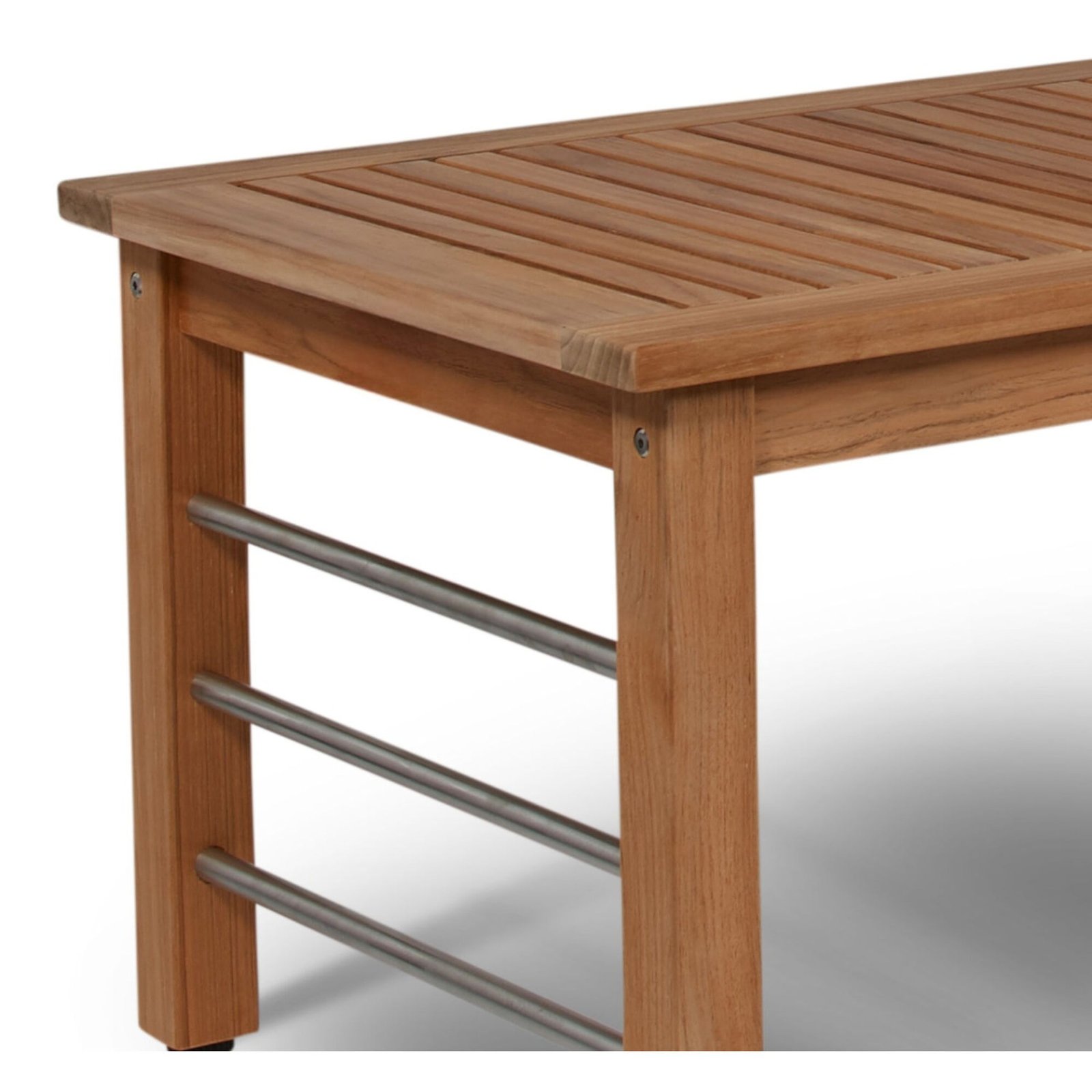 Vernon Nature Rectangular Teak Outdoor Coffee Table