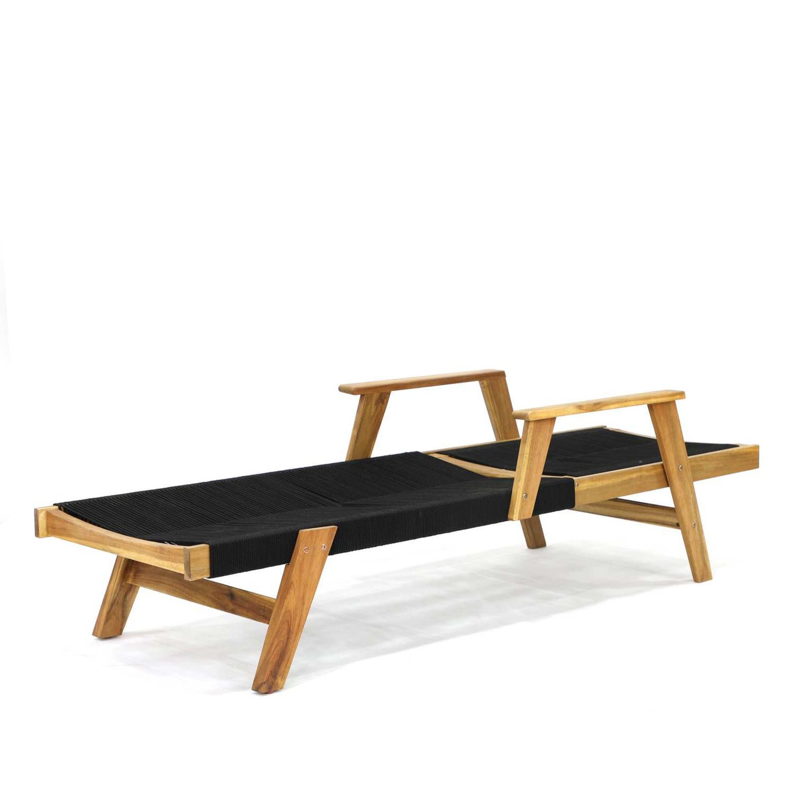 nania-nawn 2 Welland Teak Outdoor Brown Chaise Lounge