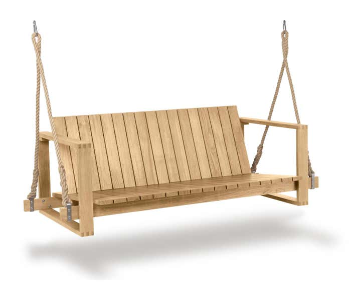 Nanaimo Teak Indoor Outdoor Swing Sofa