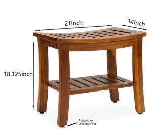 Teak Shower Bench