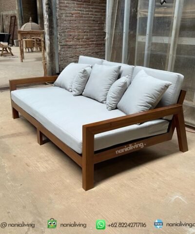 3 seater sofa daybed outdoor teak sofa