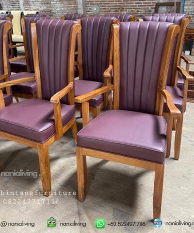 Latest Teak Salur Luxury Dining Chair