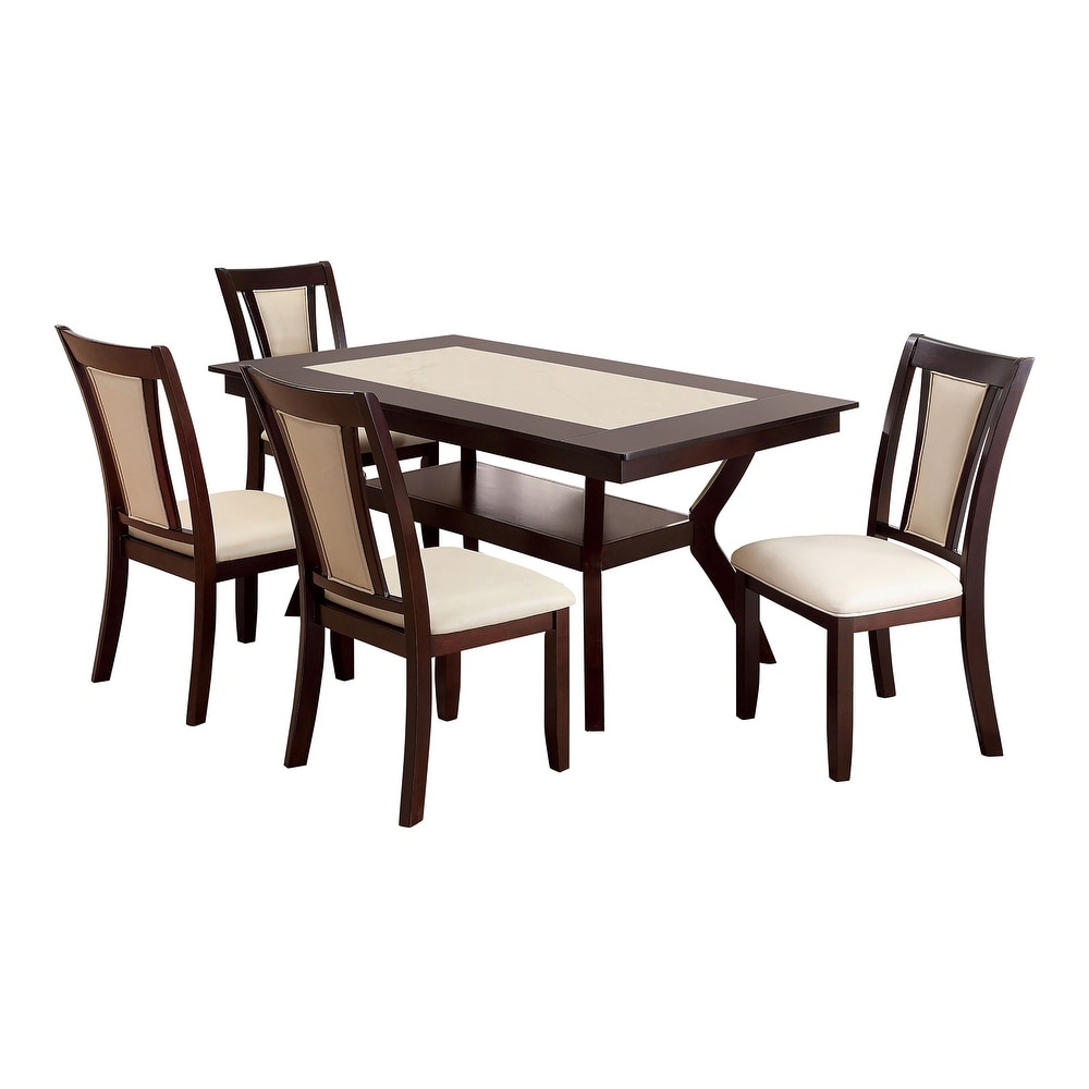 Minimalist Teak Luxury Dining Table Set 6 Chairs