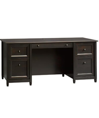 Minimalist Teak Wood Office Desk Black Teak Office Desk
