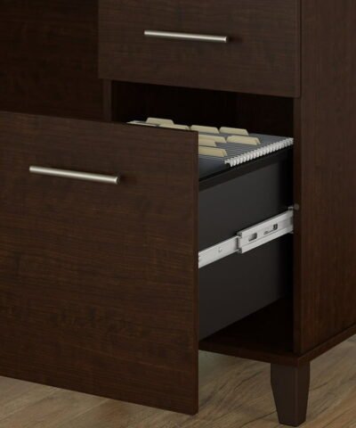 Minimalist Office Desk Cheap Teak Brown Work Desk