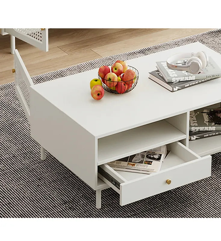 Minimalist Living Table Duco White Coffee Table Duco