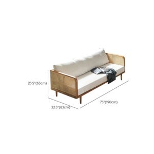 Teak MInimalist Guest Sofa Set 3 Seater Sofa 2 Seater Sofa Single Table