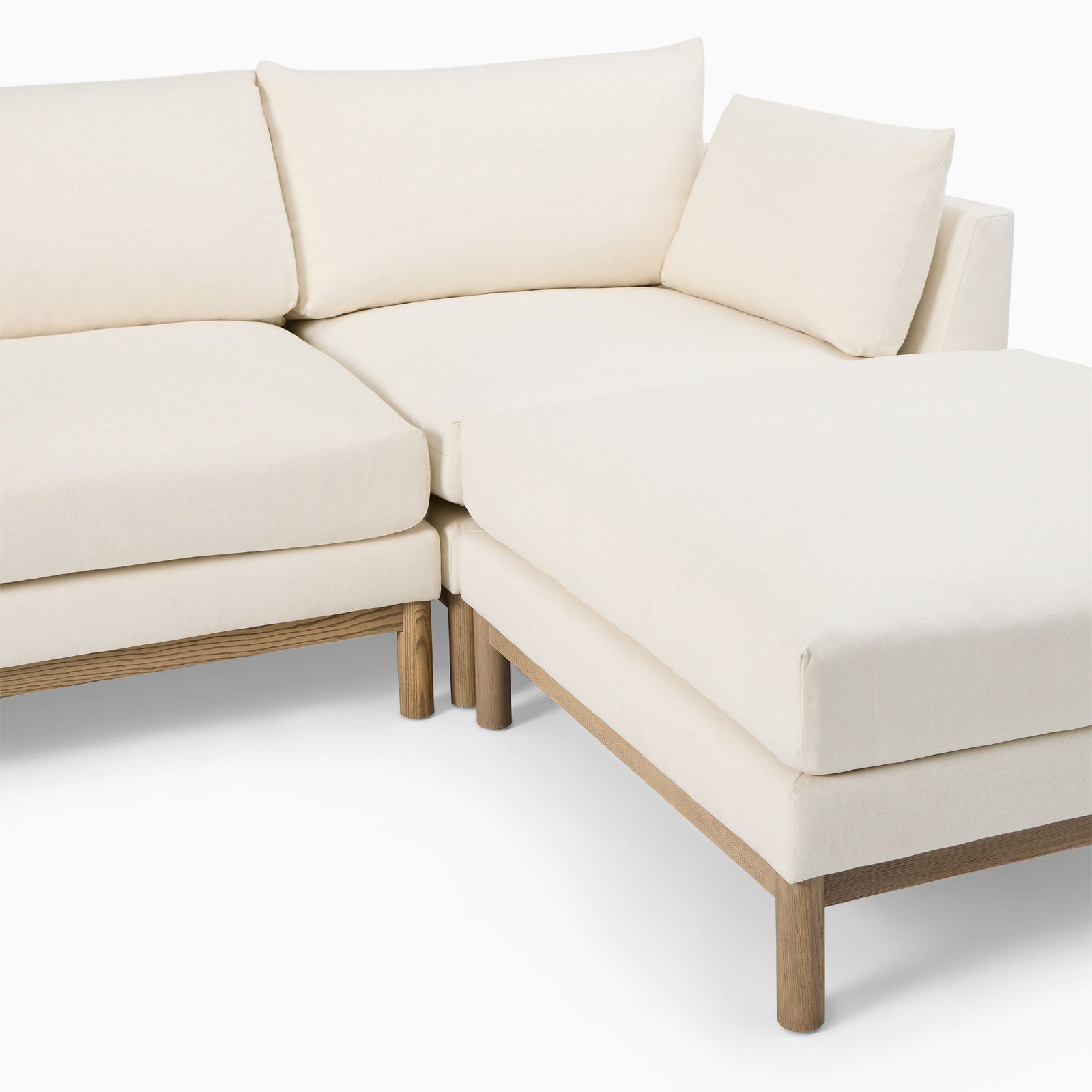 nania living sofa 6 Minimalist Guest Sofa Set With Minimalist Teak Guest Table