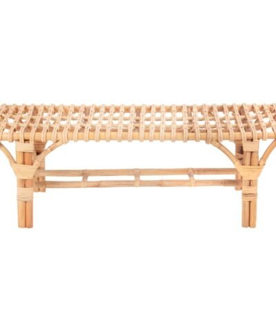Original Rattan Bench Stool Paradise Italy