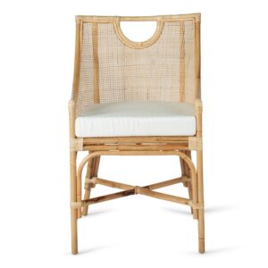 Natural Rattan Chair With Cushion United States