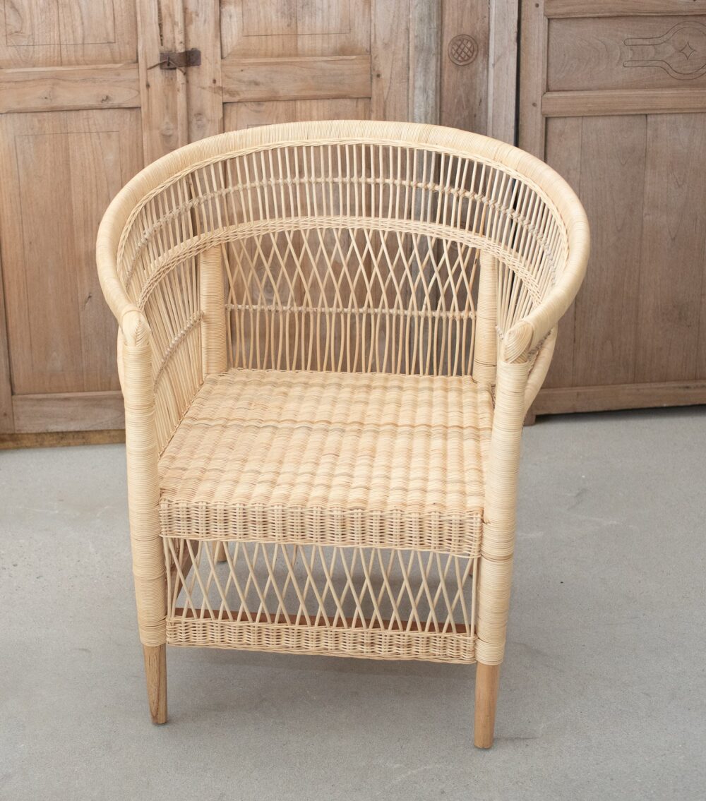 Natural Woven Rattan Dining Chair Japan