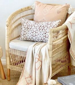 Natural Woven Rattan Dining Chair Japan