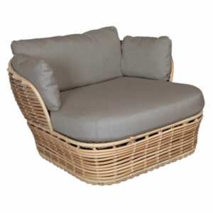 Rattan Wicker Sofa Lounger Chair With Cushions Netherlands