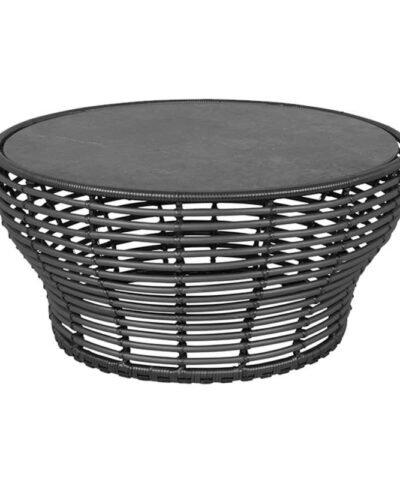 Minimalist Rattan Round Large Coffee Table France