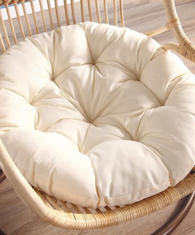 Rattan Porch Swing With Iron Frame And Foam Padding Korea