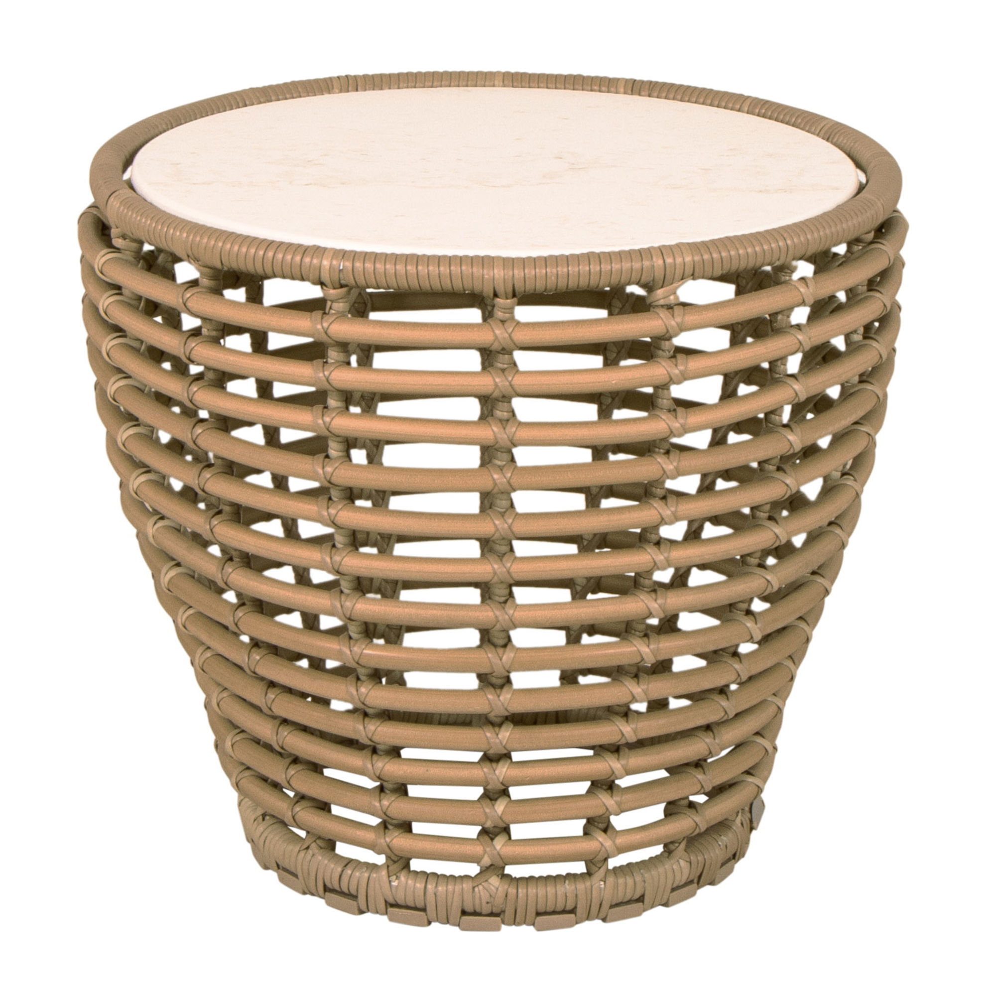 Minimalist Rattan Round Small Coffee Table Spain