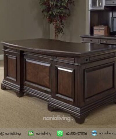 nania-living-office desk director desk teak minimalist work desk