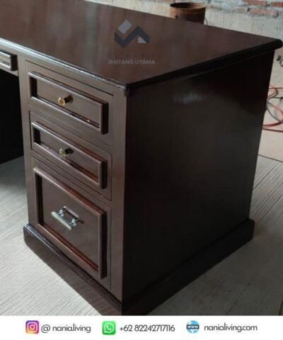 Minimalist Teak Work Table Jepara Furniture