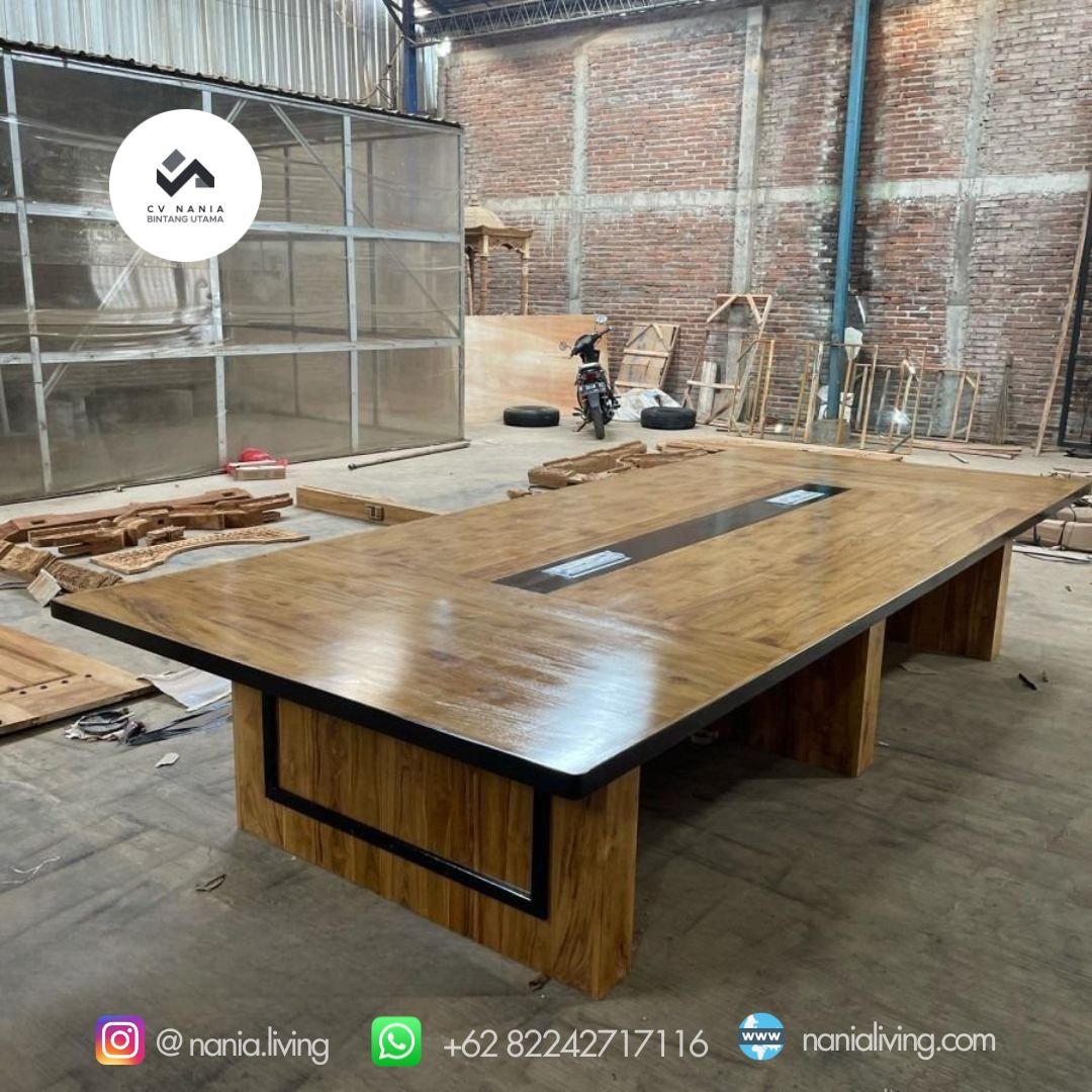 Teak Meeting Table 400x170cm